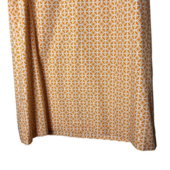 Pendleton Dress NWT Size 18 Preppy Sleeveless Cotton Geometric Lined Orange - Picture 3 of 8